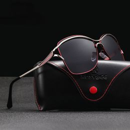 Sunglasses Luxury Ladies Polarised Women Brand Italy Design metal frame fashion femal Sun Glasses Female Vintage Eyewear gafas 230714