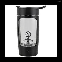 Blender Protein Powder Mixer Shaker Cup Electric Portable Bottle For Coffee Free With USB Rechargeable 1200Mah Black