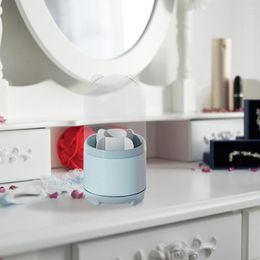 Storage Boxes Dustproof Makeup Brush Organizer Box Waterproof Transparent Space-saving Cosmetic Eye Shadow