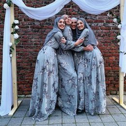 Plus Size Women Muslim Turkish Arabic Sequin Abaya Evening Hijab Dress Kaftan Caftan Ramadan Islamic Clothing Dresses Vestidos228O