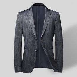 Men's Suits High Quality Blazer British Style Business Wear Casual Elegant Fashion High-end Simple Gentleman Suit Jacket