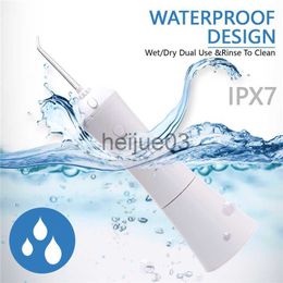 Teeth Whitening Portable dental oral irrigator hygiene 230ml usb charge water dental flosser cordless rechargeable IPX7 dental hygiene x0714