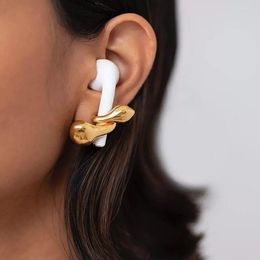 Stud Earrings Strap Wireless Earphone Holder Hook Silicone Connector Sport Ear Studs Wholesale