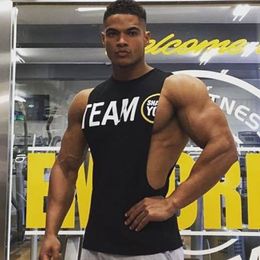 Mens Tank Tops Men Gym Fitness Bodybuilding Cotton Stringer Singlet Vest Clothes Sleeveless Shirts Male Summer Training Undershirt 230713