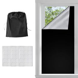 Curtain Blackout Window Cover Darkening Blinds For Temporary Use Universal Shades Prevent Heat Block Glare Bedroom Home Car