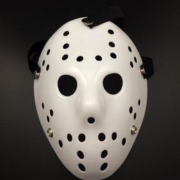 WHite Porous Men Mask Jason Voorhees Freddy Horror Movie Hockey Scary Masks For Party Women Masquerade Costumes1820