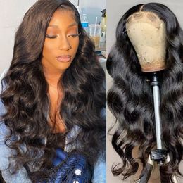 Body Wave Hd Lace Frontal Wig Brazilian Wigs For Women Human Hair Pre Plucked Glueless 13x6 Lace Front Wig Deep Wave Closure Wig