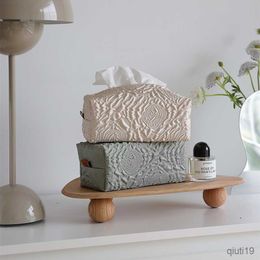 Tissue Boxes Napkins Retro Home Desktop Tissue Box Decorative Flower Kitchen Hotel Napkin Handkerchief Dispenser Portable Car Office Paper Holder R230714