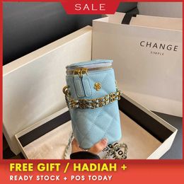 Women's Design Bags This Year's Popular Small Bag Women's 2023 New Trendy Fashion Chain Diamond Grid Crossbody Versatile Ins Shoulder Evening Clutches