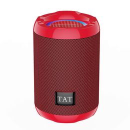 Wireless Bluetooth Speaker Portable Outdoor Column Stereo Hifi Fabric Speakers Support TF card FM Radio USB AUX