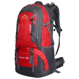 Duffel Bags 40L/60L waterproof outdoor backpack camping backpack men's hiking backpack 230714