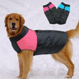 Dog Apparel Waterproof Big Vest Jacket Winter Warm Pet Clothes For Small Large Dogs Puppy Pug Coat Pets Clothing S-5XL