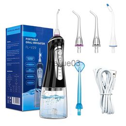 Teeth Whitening 9 Modes Oral Irrigator USB Rechargeable Water Floss Portable Dental Water Flosser Jet 320ml Irrigator Dental Teeth Cleaner5 Jet x0714