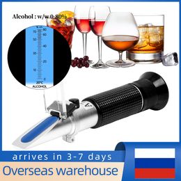 Refractometers Handheld 0-80% Alcohol Refractometer For Spirits Household Liquor Brewing Refractometer Alcohol Concentration Detector 230714