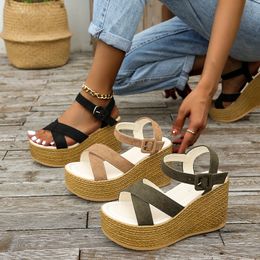 Sandals ladies foreign trade size summer platform platfo 230713