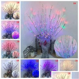 Party Decoration Led Willow Branch Lamp 20 Bbs Battery Powered Light String Vase Filler Twig Home Christmas Dbc Drop Delivery Garden Dhf9K