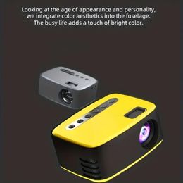 Mini Cell Phone Projector Outdoor Portable Small Mini Projector Dormitories Outdoor Support 1080 P Support Mobile Charging Present Child Office Film