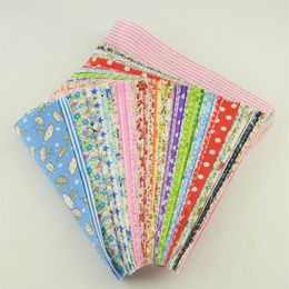 Clothing Fabric Stash Patchwork Bundle Cotton Twill Sewing For Quilting Baby Bibs Tilda Doll 10cmx12cm Random Colour Materials266T