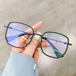 Sunglasses Matte Pink Anti Blue Light Ray Computer Glasses Trendy Fashion Brand Designer Optical Spectacle Eyeglasses Square Frame