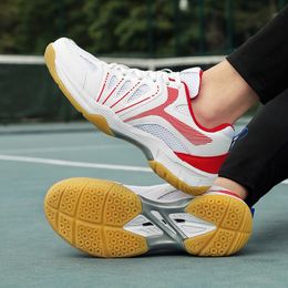 Dress Shoes Tennis Shoes for Men Non-slip Boys Badminton Sports Shoes White Good Quality Youth Male Volleyball Table Tennis Shoes 230714