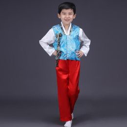 Ethnic Minority Dance Costume Men'S Hanbok Korean Performance Clothes Children Traditional Clothing Boys SL3765316L