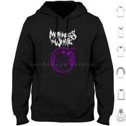 Men's Hoodies M.i.w-White Purple-Motionless In White- Trending #1 Long Sleeve Motionless White Picked