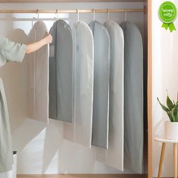 New Translucent Coat Dustproof Suit Clothes Dust Cover Dress jacket Storage Bag Wardrobe Closet organizer Hanging Garment Bag