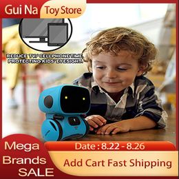 RC Robot est Type Smart Robots Dance Voice Command 3 Languages Versions Touch Control Toys Interactive Robot Toy Gift for Children 230714