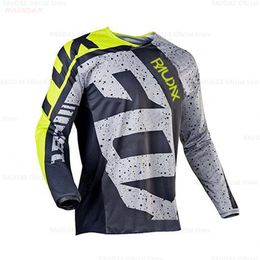 Cycling Caps Masks Sports Team Downhill Jerseys Long Sleeves MTB Bike Shirts Offroad DH Motorcycle Jersey Motocross Sportwear Clothing 230715