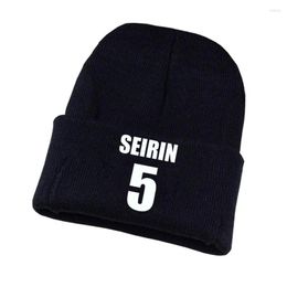 Ball Caps Anime Kuroko No Basket Knitted Hat Cosplay Unisex Print Adult Casual Cotton Teenagers Winter Cap