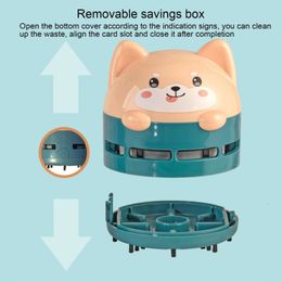 Lint Removers Mini Vacuum Cleaner Dust Remover Cartoon Animal Pattern Rechargeable Wireless Portable Household Tools Accessories 230714