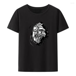 Men's T Shirts DJ Monster Cotton T-shirt Summer Tops Graphic Tshirts For Men T-shirts Male Camisetas Clothing Koszulki Tees Casual Style