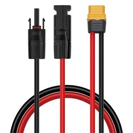 Batteries Solar Charging Cable to XT60 Solar Extension Cable for ALLPOWERS Monster X Pro Ecoflow River Delta etc. Solar Generator. 230715