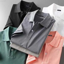 Men's T-Shirts Cotton Tapel T-shirt High Quality Summer Mens Polo Shirt S-5XL Casual Solid Colour Short Sleeve Polos Homme Sports Tees L230715