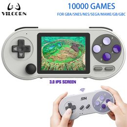Portable Game Players SF2000 3 Inch IPS Screen Handheld Video Game Console Built-in 10000 Games Retro Mini Portable Video Player for GBA/SNES/SEGA 230715