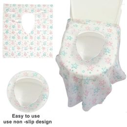 Toilet Seat Covers 20Pcs Cover Soft Comfortable Large Area Protective Non-slip Star Print Disposable Bathroom Supply