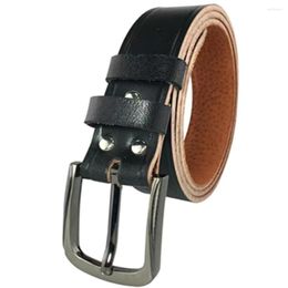 Belts Alloy Men's Handmade Pure Pigskin Vintage Belt Leather Pin Buckle Electrician