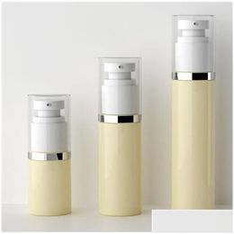 Botellas de embalaje 30Ml 50Ml 80Ml Pet Plástico Exclusivo Bomba de vacío vacía Botella Dispensador sin aire Tarro Contenedor para loción Maquillaje Cosmet Dhth3