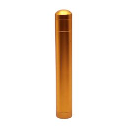 New Style Colorful Aluminium Alloy Smoking Dry Herb Tobacco Preroll Rolling Cigarette Cigar Holder Storage Tube Portable Adjustable Sealed Container Stash Case