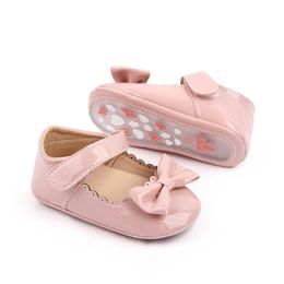 Sweet Infants Crib Shoes Sneakers First Walker Baby Shoes Baby Moccasins Newborn PU Leather Baby Girl Shoes