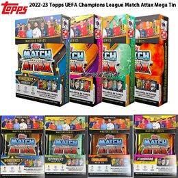 Kids Toy Stickers 23 Topps League Match Attax Mega Tin Official Football Collection Sports Stars Mbappe Signature Cards 230714