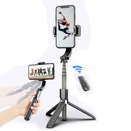 L08 Gimbal Stabiliser Tripod Selfie Stick 360 Rotation Handheld Anti-Shake Selfie Video Stabiliser smartphone smart selfie stick