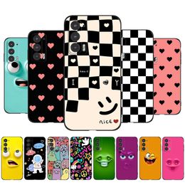 For Motorola Edge 20 Lite Pro 5G Case Phone Back Cover Silicone Black Tpu Cute Funy