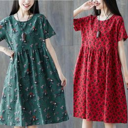 Casual Dresses For Women Clubs Slim Fit Loose Star Printed Round Neck Women'S Summer 2023 Vestidos