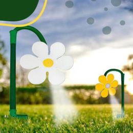 Watering Equipments Garden Sprinkler Tool Flower Shape Crazy Whirling Yard Sprinklers Funny Dancing Daisy Lawn 230714