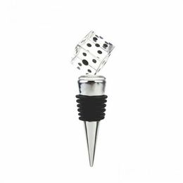 Bar Tools Fashion Crystal Red Wine Stopper Dice Bottles Stoppers Las Vegas Gifts For Friends 7 5Xn Y2 Drop Delivery Home Garden Kitc Dhf3B