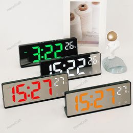 Table Clocks Digital Alarm Clock LED Electronic LCD Display For Kids Bedroom Christmas Gifts Home Decoration