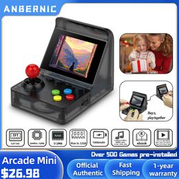 Portable Game Players ARCADE MINI 32 Bit Mini Arcade Retro Console Handheld Portable Classic player 500 Games For Kids 230714