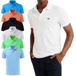 Men's T-Shirts Cotton Mens Polo Shirt Summer Top Quality Sportswear Tees S-5XL Solid Colour Short Sleeve Polos Homme Lapel T-shirt L230715