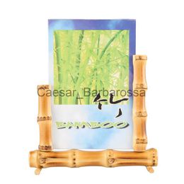 Frames Unique Creative Handmade Natural Bamboo Root Photo Picture Frame Advertising Document Sign Card Display Stand Rack Menu Holder x0715
